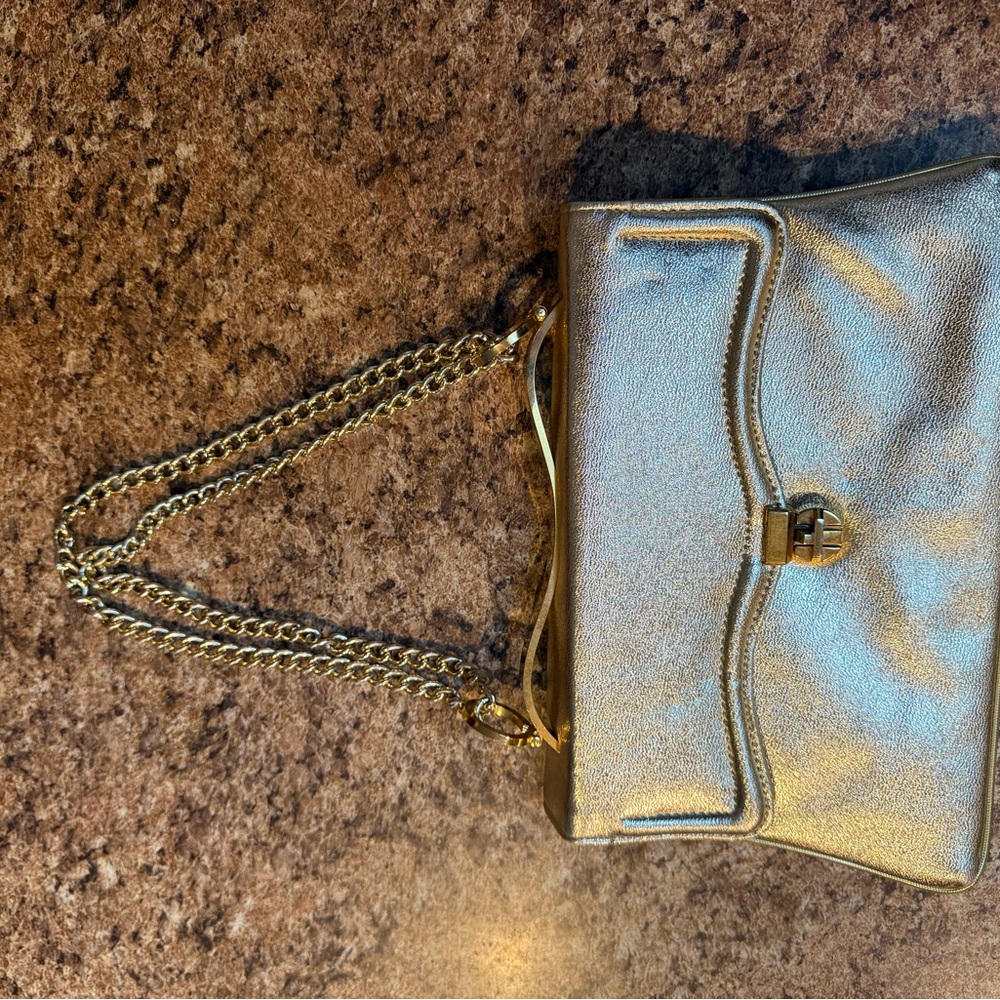 Vintage Creation Dianne Pale Gold Handbag